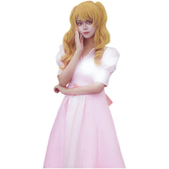 Charlotte Pudding Cosplay Costume One Piece Wedding Dress Cosplay Outfit for Halloween Anime Convention