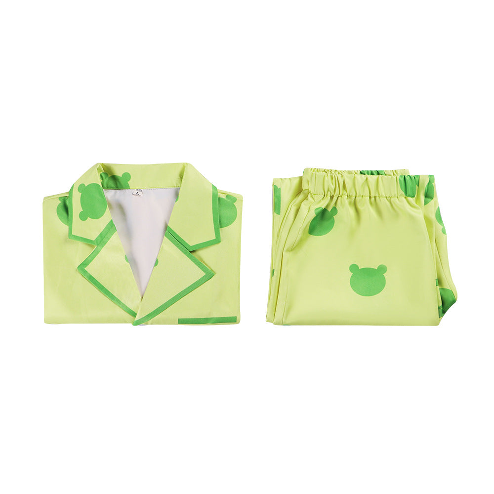 Misaka Mikoto Gekota Pajama Set - Summer Breathable Cosplay Costume - Halloweez