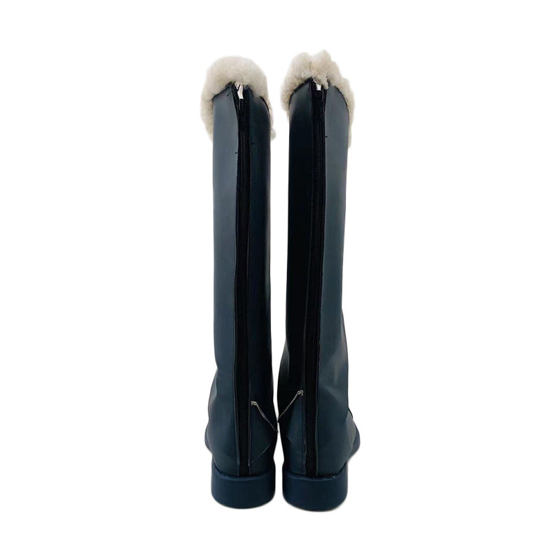 Fatui Harbinger Pantalone Cosplay Shoes for Genshin Impact Anime Conventions - Halloweez