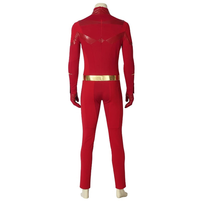 Embrace Your Inner Speedster with the Halloweez Barry Allen Flash Jumpsuit - Season 8 Inspired