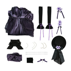 Official Dragon Raja: Cassel's Gate Yamashita Erii (Tsukuyomi) Cosplay Costume Full Set for Women - Halloweez