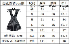 Jack Skellington Gender Swap Cosplay Costume from The Nightmare Before Christmas - Halloweez