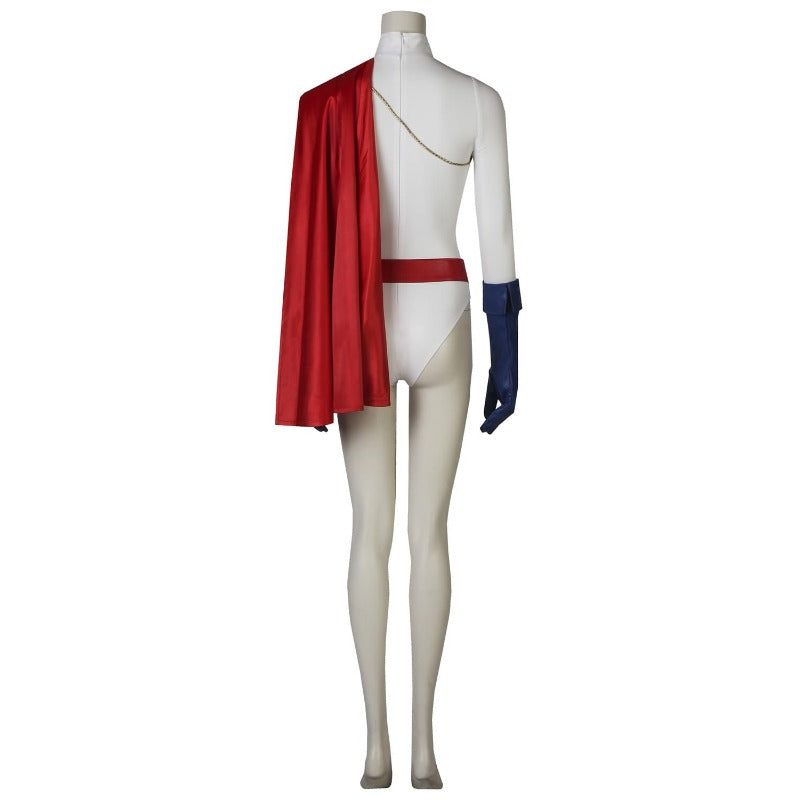 Halloweez Power Girl Cosplay Costume - Premium Authentic Series Outfit for Enthusiasts - Halloweez