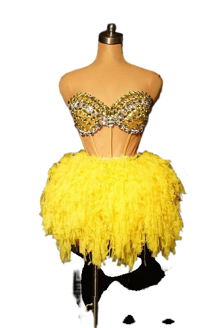 Sexy Acrylic Multi-Color Halter Body Chain Top Vest - Perfect for Cosplay, Rave, and Festival Wear - Halloweez