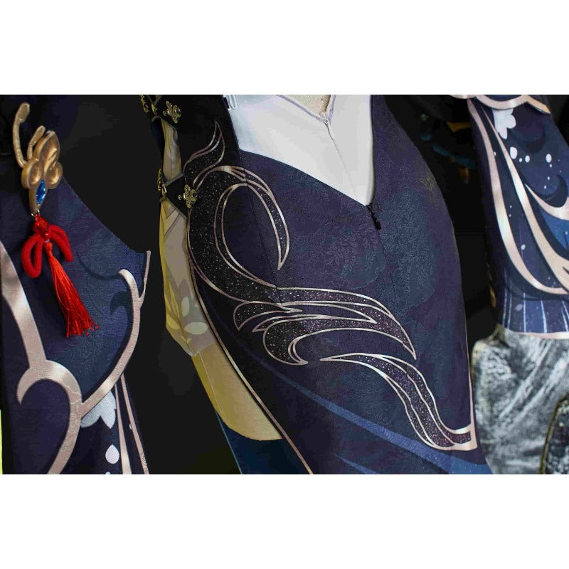 Superbe costume de cosplay Ganyu Cheongsam - Édition Shen He d'Halloweez pour les festivals