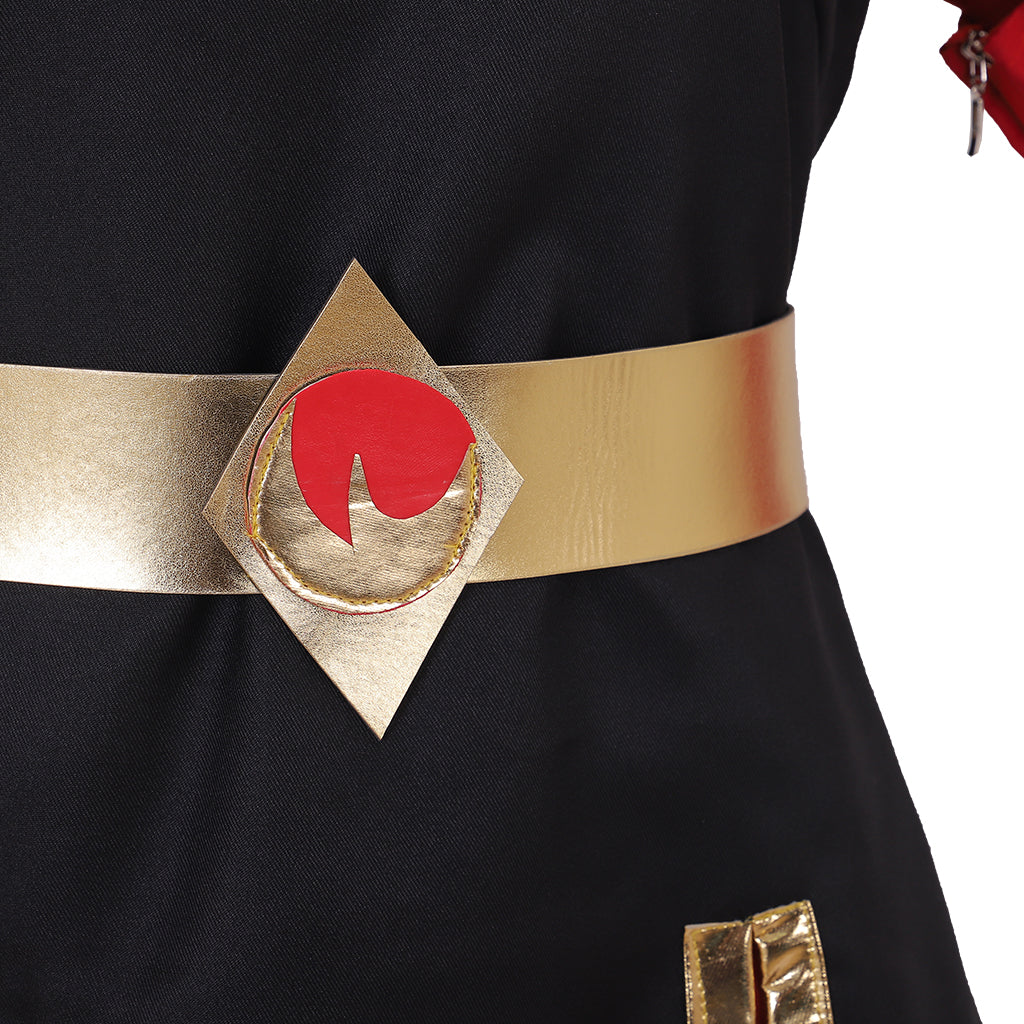 Halloweez Azula Cosplay Costume – Deluxe Fire Nation Princess Warrior Ensemble - Halloweez