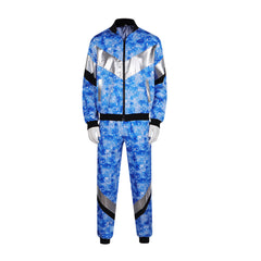 Hot Retro Trend Party Stage Performance Costume 80s Disco Outfit Jacket Pants Sportswear