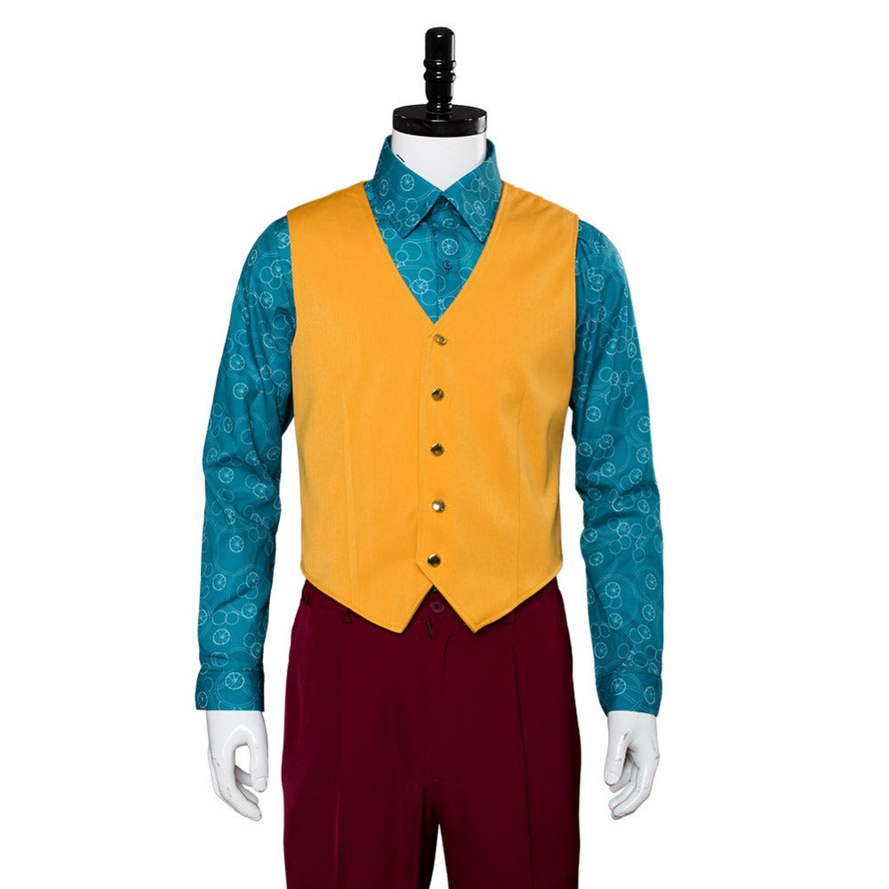 Joker Origin Full Set Cosplay Costume Men's Horror Suit - Arthur Fleck / Joker Outfit - Halloweez