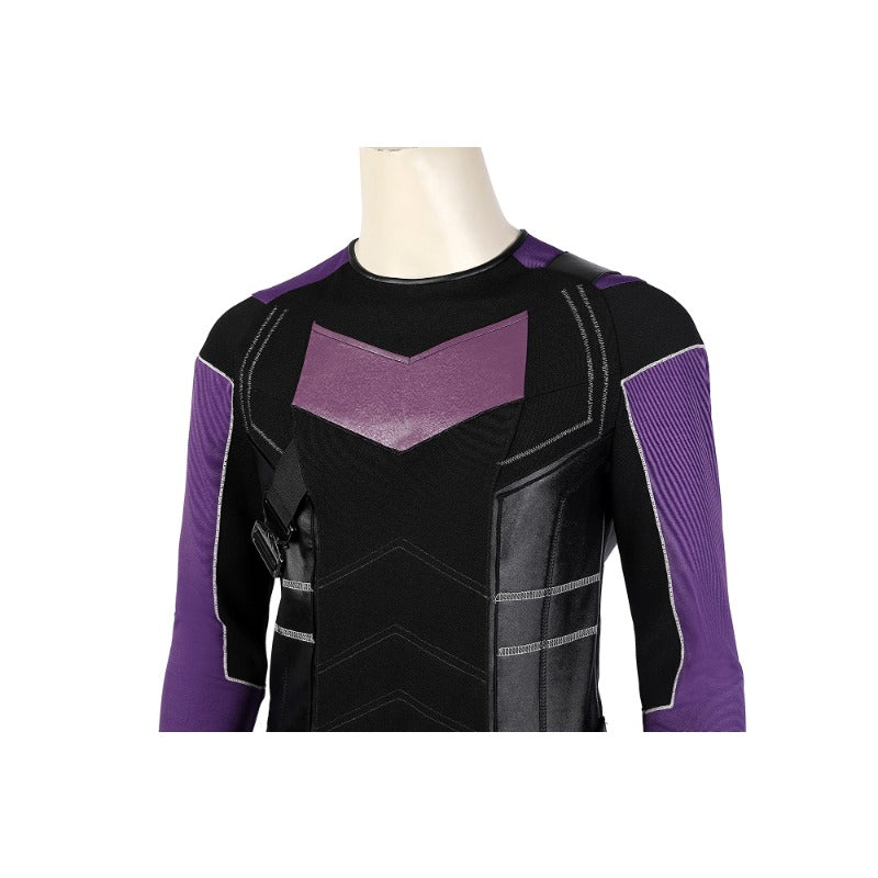 Halloweez Hawkeye Cosplay Costume Full Set with Quiver - Perfect for Halloween and Carnival