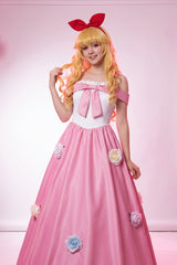 Aikatsu! Ichigo Hoshimiya Cosplay Costume Halloween Evening Dress - Halloweez