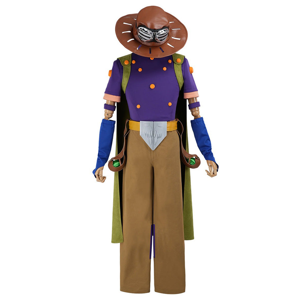 JoJo's Bizarre Adventure: Steel Ball Run Gyro Zeppeli Cosplay Costume Full Set Outfit - Halloweez