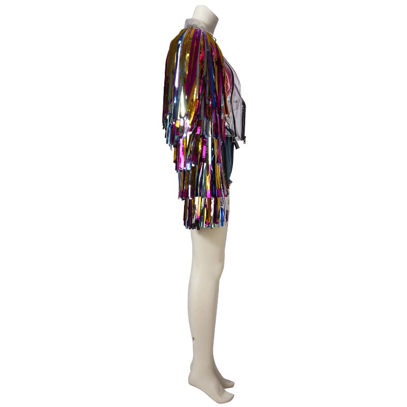 Halloweez Harley Quinn Rainbow Cosplay Costume - Top-Level Halloween Outfit