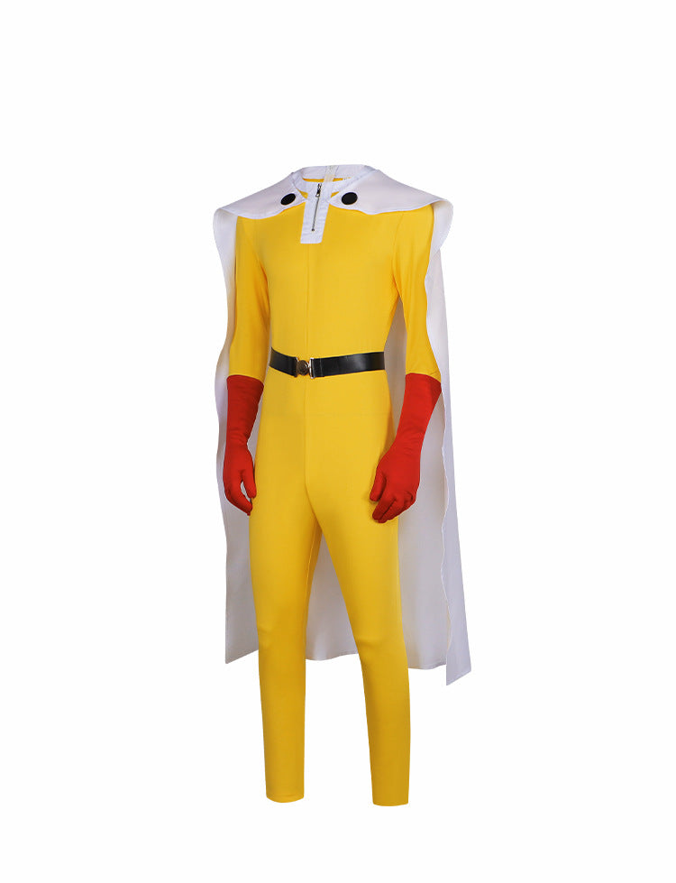 One Punch Man Saitama Fubuki Cosplay Costume - Premium Anime Role Play Outfit for Comic Con & Halloween - Halloweez