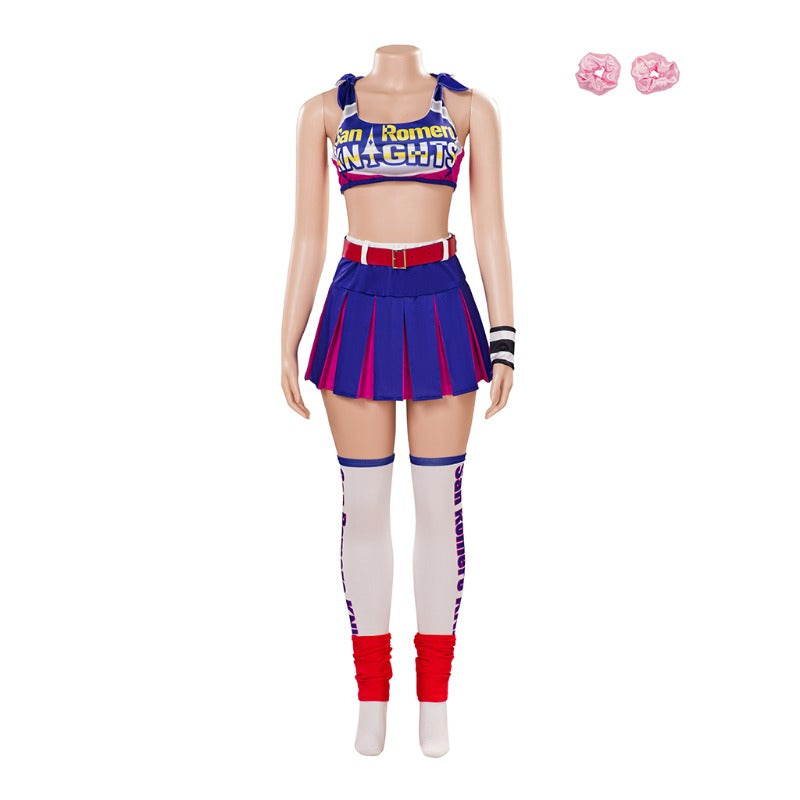 Halloweez Juliet Starling Cosplay Outfit - Lollipop Chainsaw Sexy Top and Skirt Set for Women - Halloweez