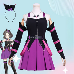 Girls Band Cry Nina Iseri Kuromi Cosplay Costume,Custom‑Tailored for Halloween & Comic‑Con