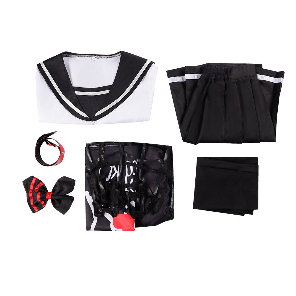 Dead Body Game Cosplay Costume Killer Hunter Sakimiyu Misaki Halloween Sailor Suit - Halloweez
