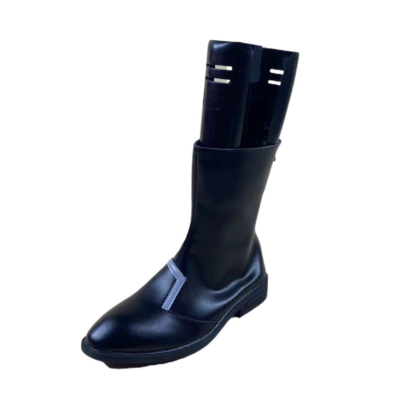 1711 Metal Lipstick Lu Jiu Red Star Cos Shoes for Anime Conventions and Performances - Halloweez