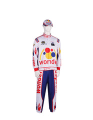 Ricky Bobby Racing Suit Cosplay Costume for Halloween and Parties