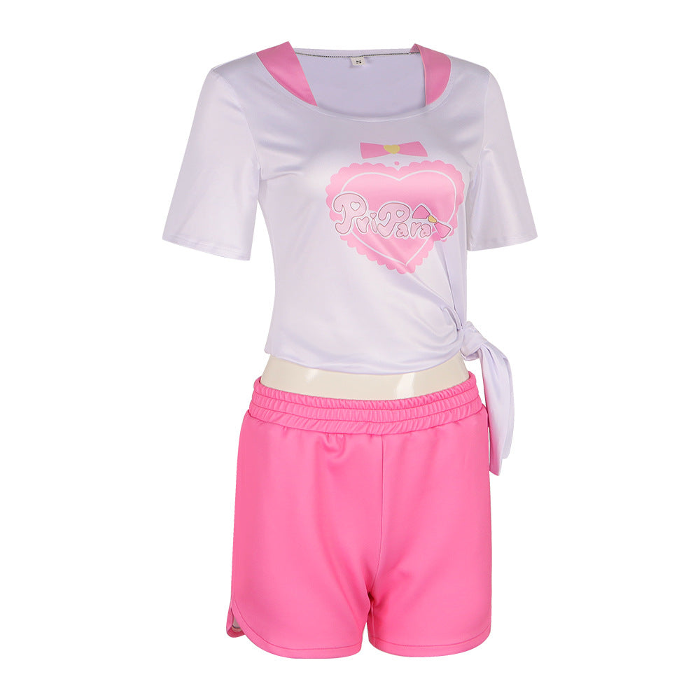 Pripara Starlight Paradise Cosplay Costume - Cute Girl Dance Practice Suit & Homewear Set - Halloweez
