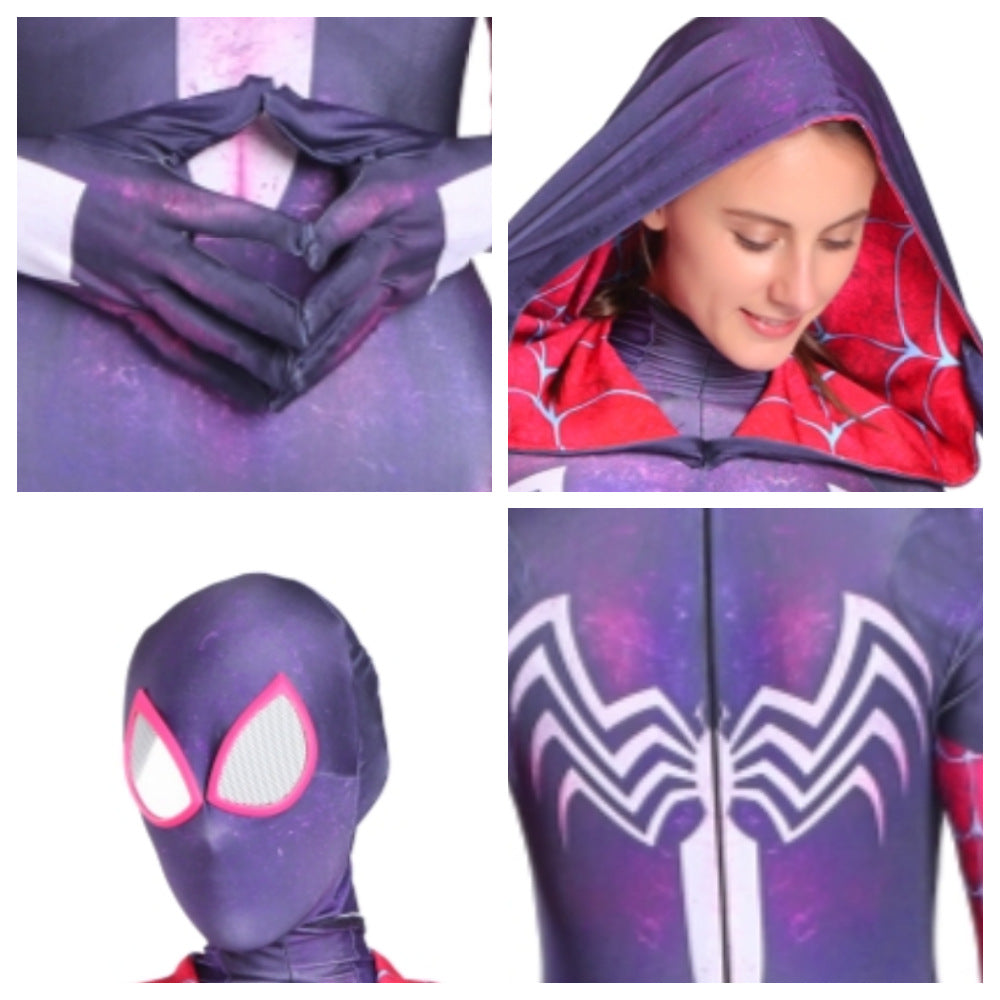 Spider-Gwen Cosplay Costume for Kids and Adults - Halloween Performance Suit - Halloweez