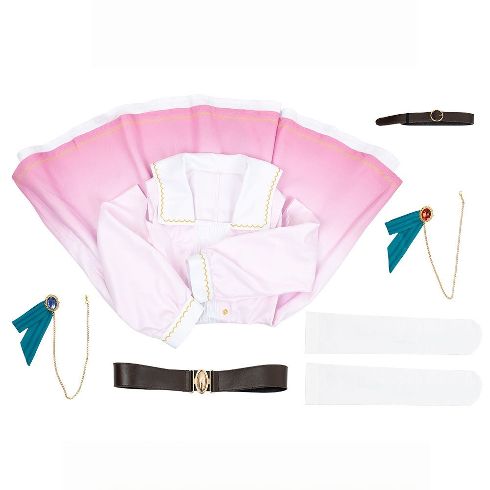 Idol Club Yuugiri Tuzuri Murano Sayaka Anniversary 2D Anime Costume Set - Perfect for Cosplay Enthusiasts - Halloweez