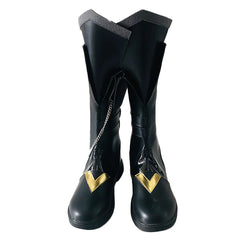 36 Genshin Impact Tartaglia (Childe) Cosplay Boots - Authentic Cos Shoes for Game Fans - Halloweez