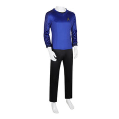 Star Trek Strange New World Enterprise Spock Costume for Halloween Cosplay Role Play - Halloweez