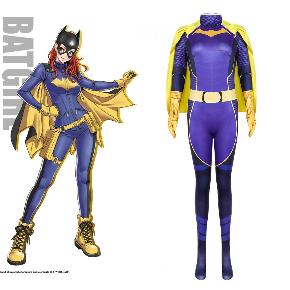 Halloween DC Gotham Knight Batman cos Batgirl cosplay bodysuit stage performance costume - Movie DC Comics Batgirl