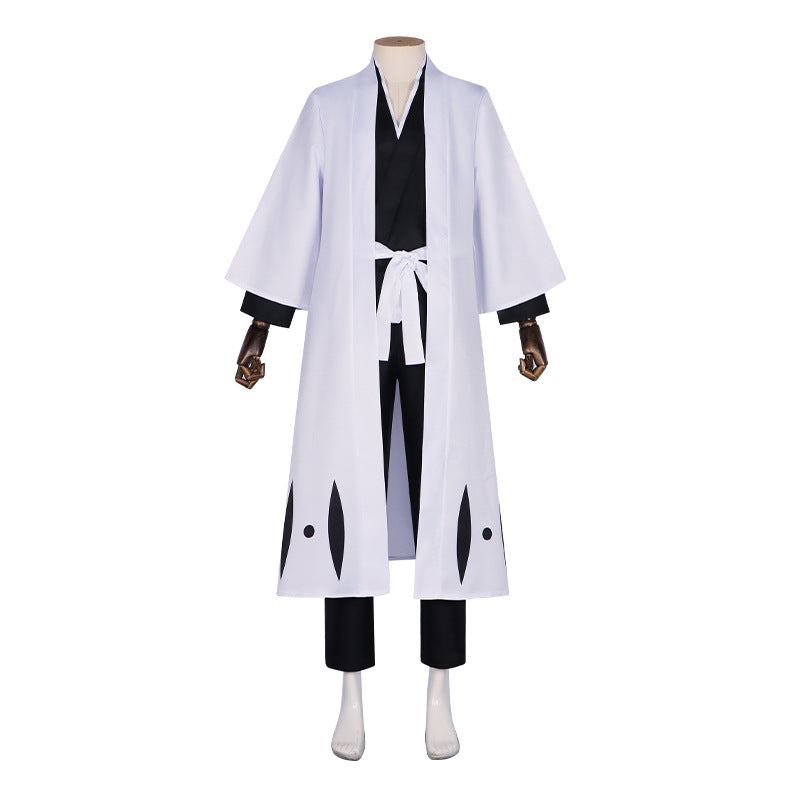 Bleach Ichigo Kurosaki Cosplay Costume - Death God Outfit with Haori for Halloween and Anime Events