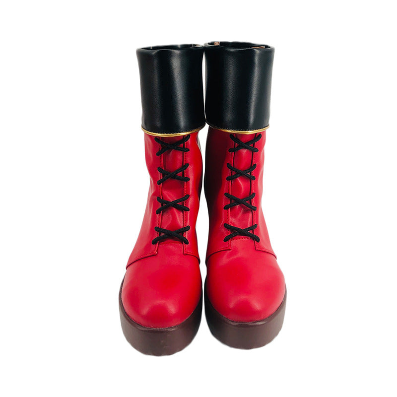Takt Op.Destiny Cosette Red Battle Suit Cos Shoes for Anime Exhibition Performance - Halloweez