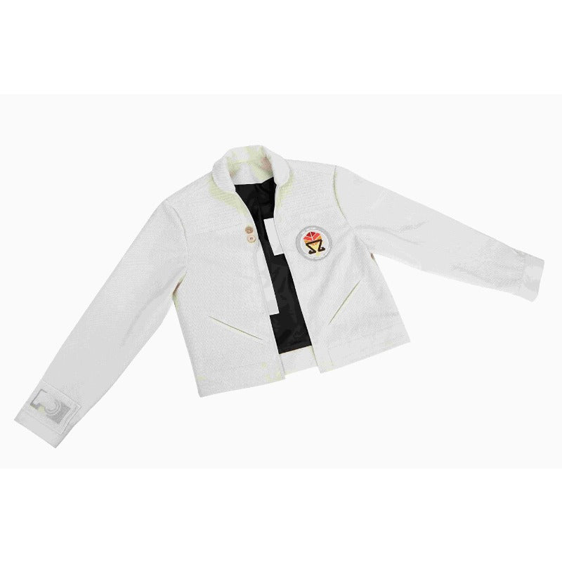 Chaqueta blanca de esqueleto de Star Wars para Halloween: traje de cosplay de Halloween de primera calidad