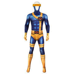 Halloweez X-Men Cyclops Adult Men's Jumpsuit - Scott Summers Superhero Bodysuit