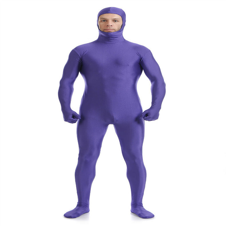 Ebay Sourced Lycra Halloween Christmas Performance Cosplay Full Face Cover Zentai Suit