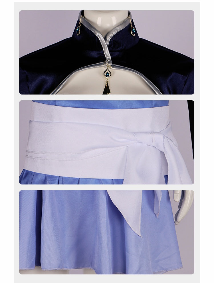 RWBY Weiss Schnee Cosplay Costume - Four-Color War Outfit for Anime Role Play and Halloween - Halloweez