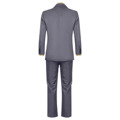 Grey Clown Cosplay Suit: Halloween Joker 2 Deluxe Costume Set - Halloweez