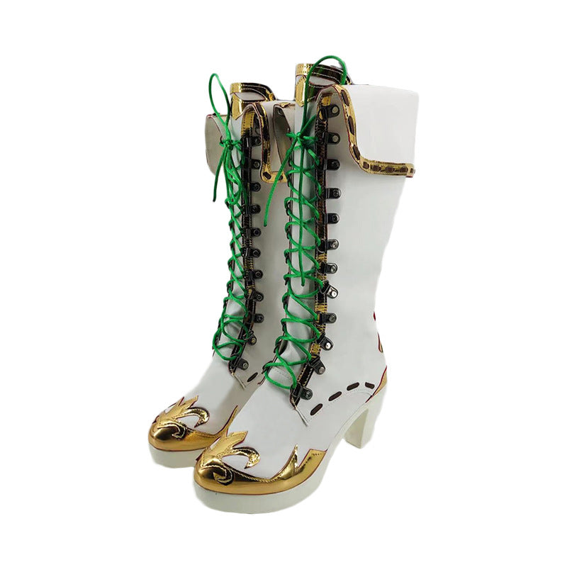 385 Uma Musume Pretty Derby Mejiro McQueen Cosplay Shoes for Anime Conventions - Halloweez