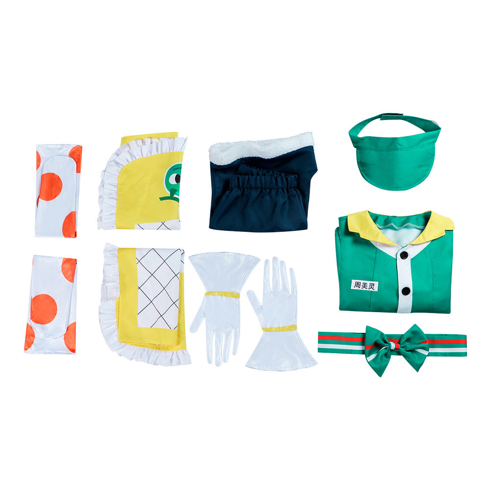 Overwatch Mei Cosplay Costume - Anniversary Summer Honey Skin Game Same Clothing - Halloweez