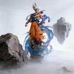 Dragon Ball Cloud-Origins Wukong Dual-Head Sculpture: UI Goku & Gogeta PVC Figure