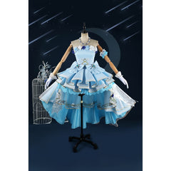 LoveLive! Aqours Watanabe You Starry Wedding Bride Cosplay Full Dress