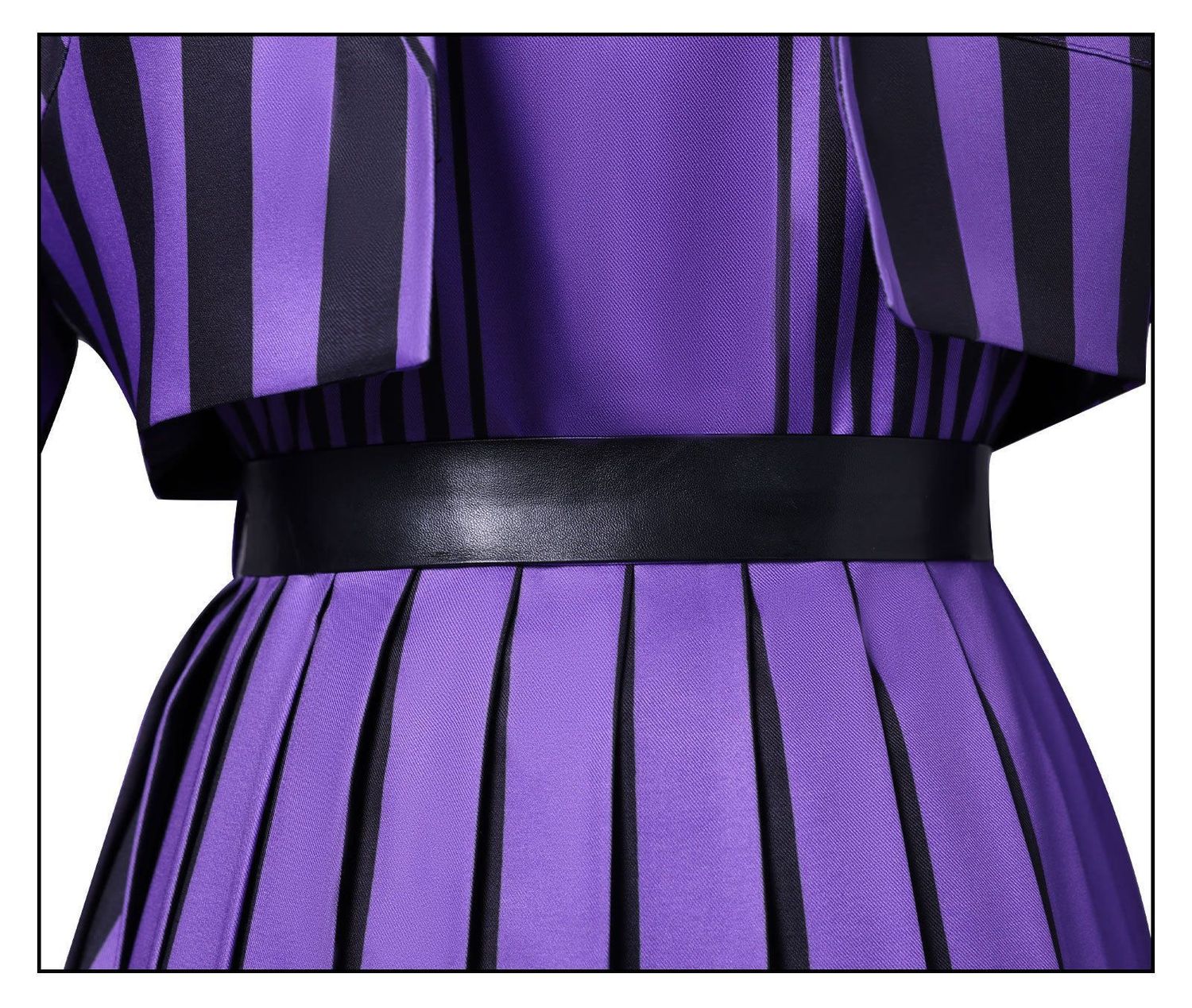 Wednesday Addams Cosplay Costume from The Addams Family TV Show for Halloween - Halloweez