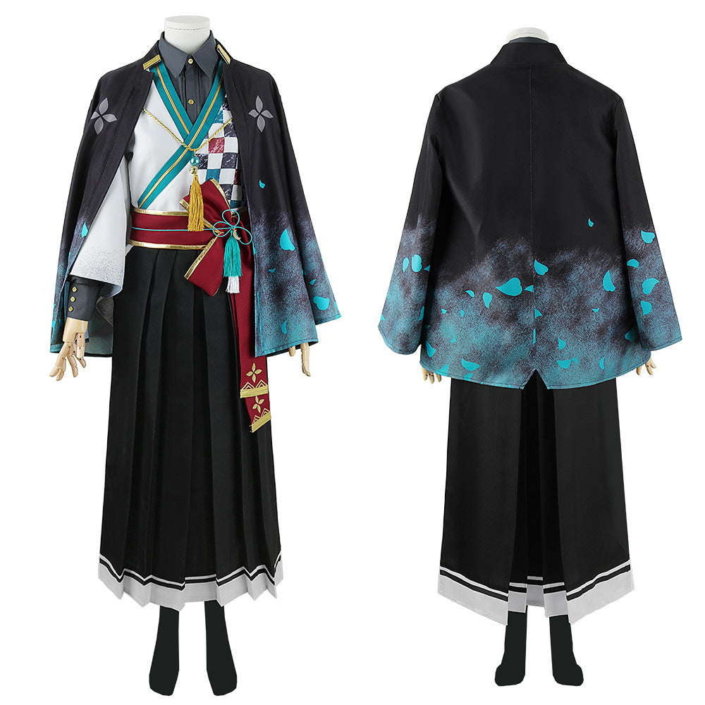 Rainbow Club VTuber Kaida Haru Kimono Cosplay Costume for Men and Women - Anime Clothing - Halloweez