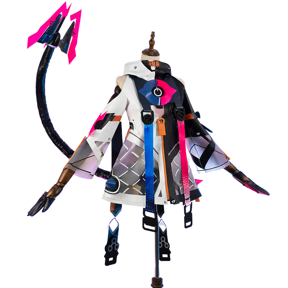 Disfraz de cosplay de Halloweez Impact 3rd Delta: atuendo único inspirado en el juego para Halloween y carnaval