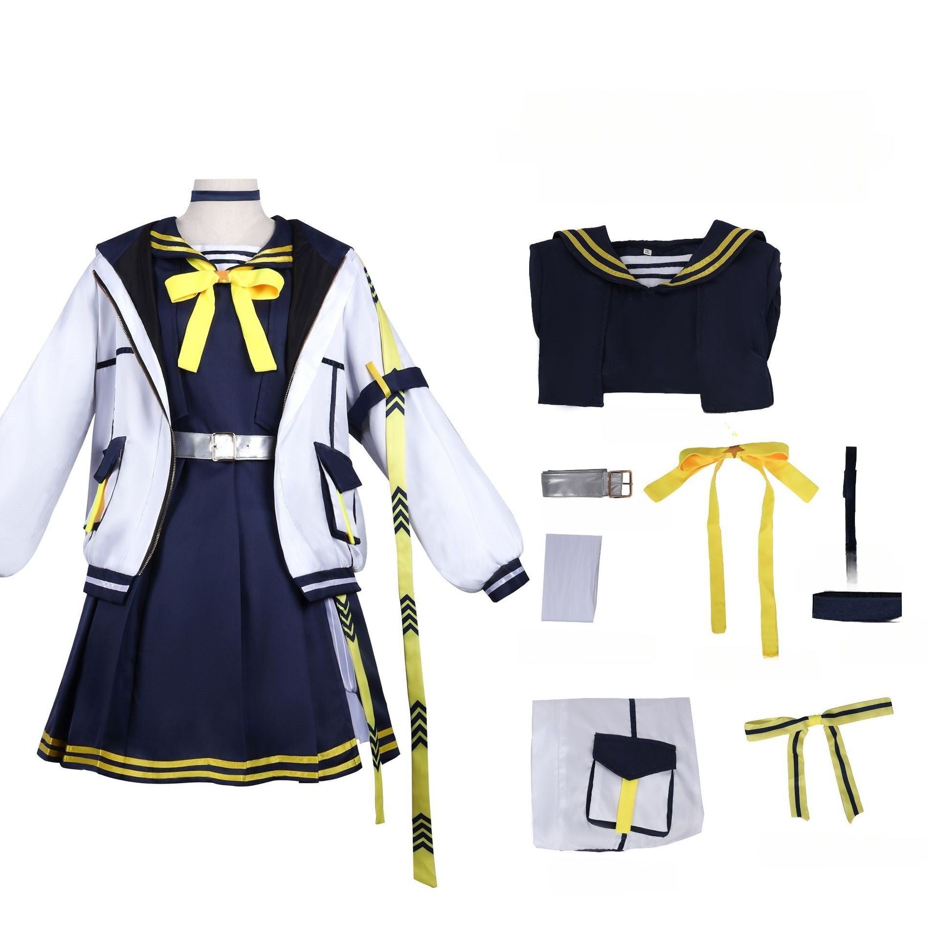 Hoshimachi Suisei Cosplay Costume for Women - Anime VTuber Hololive Star Street Comet Outfit - Halloweez