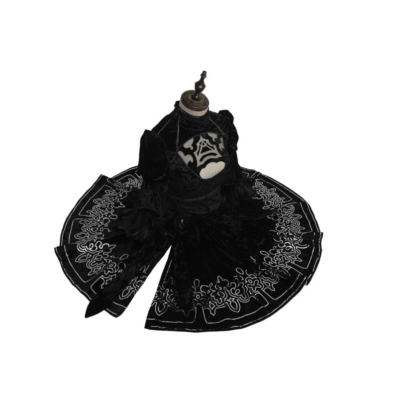 Halloweez Yorha 2B Cosplay Costume for Women - Perfect for Halloween & Carnival