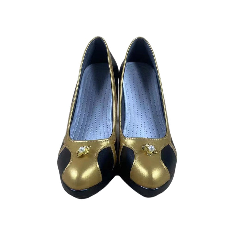 1708 Rem Elegant Beauty Cosplay Shoes for Anime Conventions and Performances - Halloweez