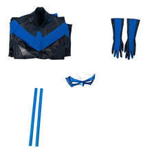 Nightwing Full Suit Costume - Premium DC Comics Superhero Outfit with Armor Details