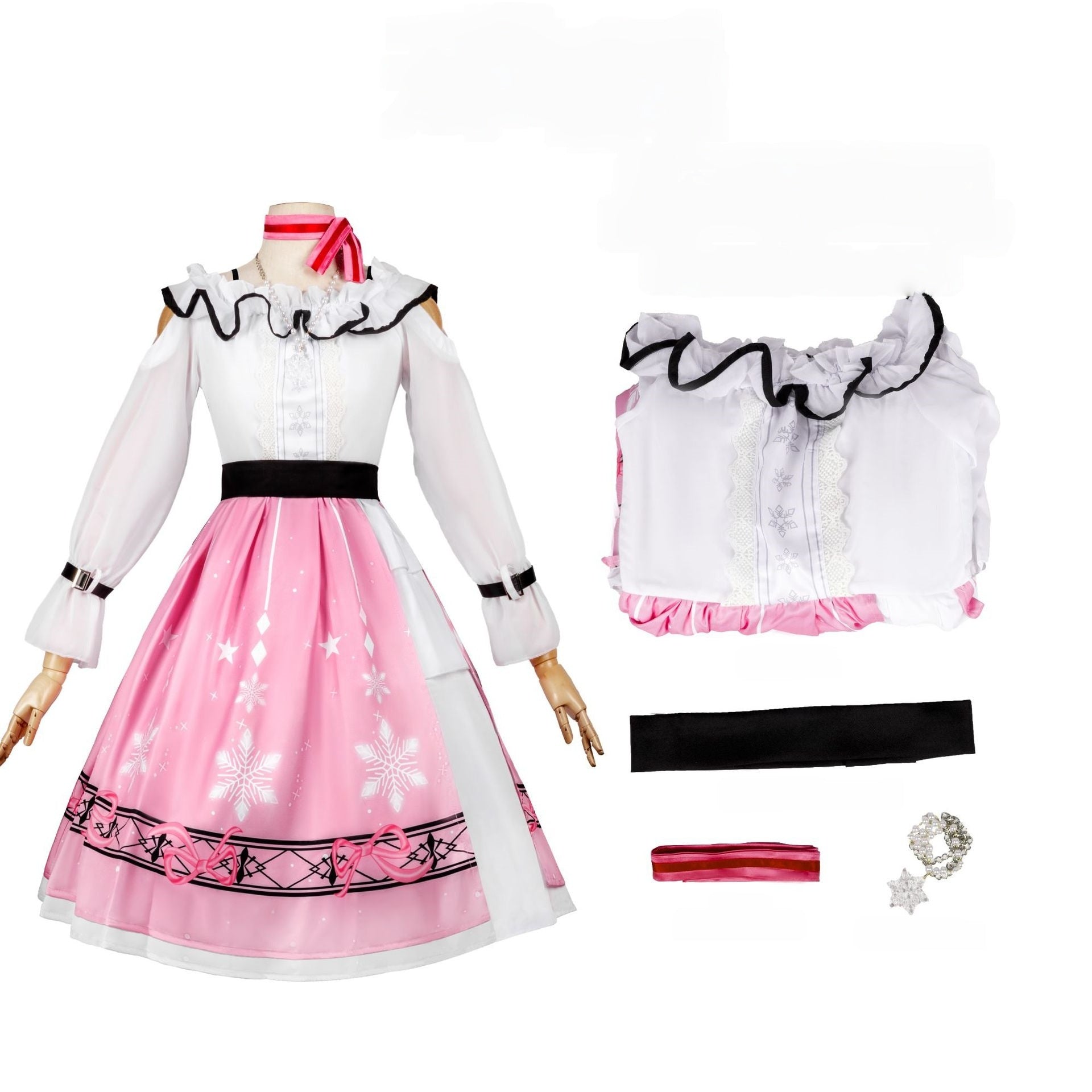 Infinity Nikki Starter Outfit Cosplay Costume for Women - Anime Game Character Role Play Dress - Halloweez