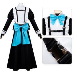 Blue Archive Toki Asuka Cosplay Costume Anime Maid Uniform Women's Full Set - Halloweez