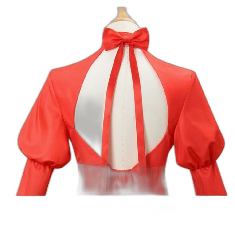 Hatsune Miku Red Devil Eye Dress Cosplay Costume for Halloween Anime Cosplay - Halloweez
