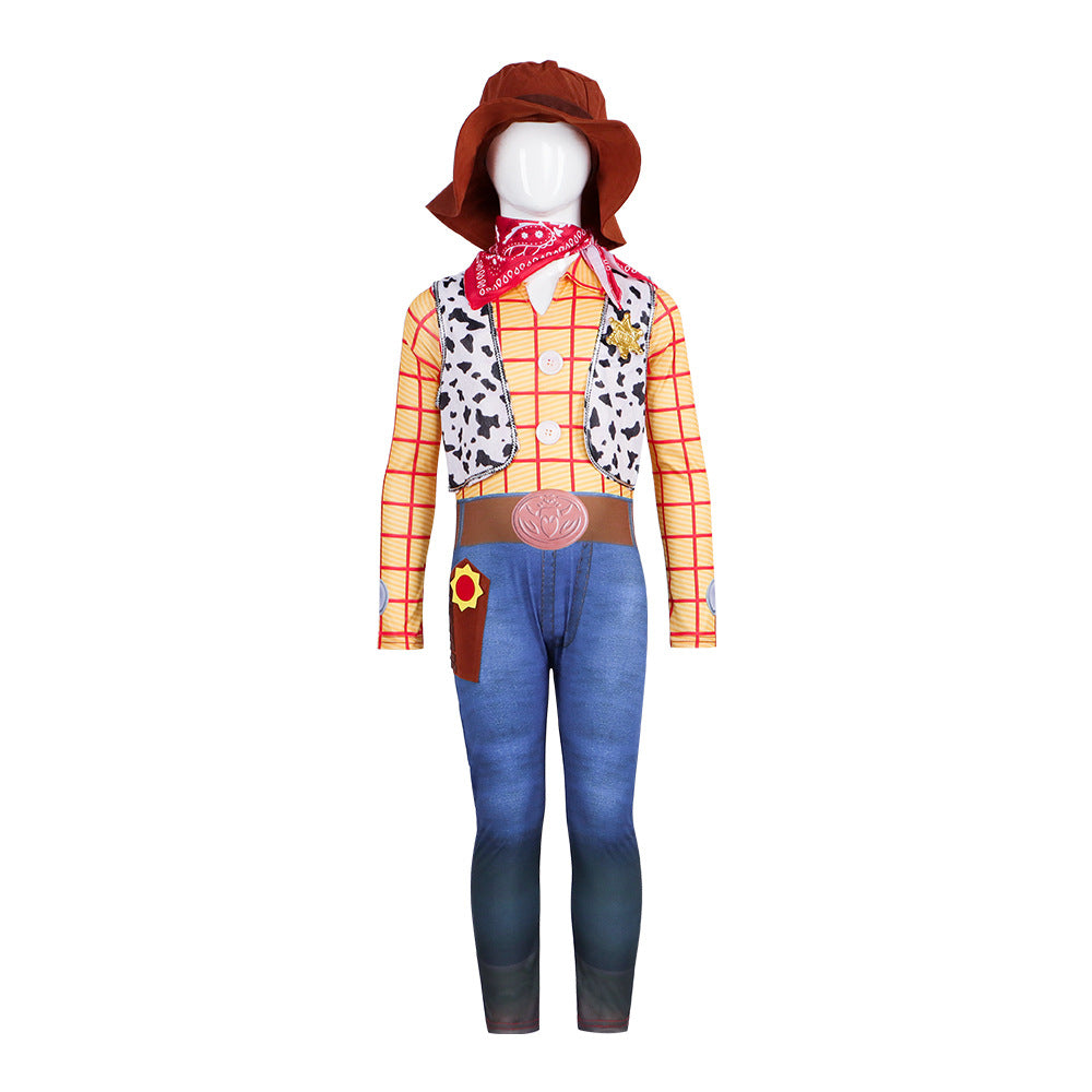 Children's Day Toy Story Costume Performance Outfit Cowboy Woody Children Cosplay Role Play Costume